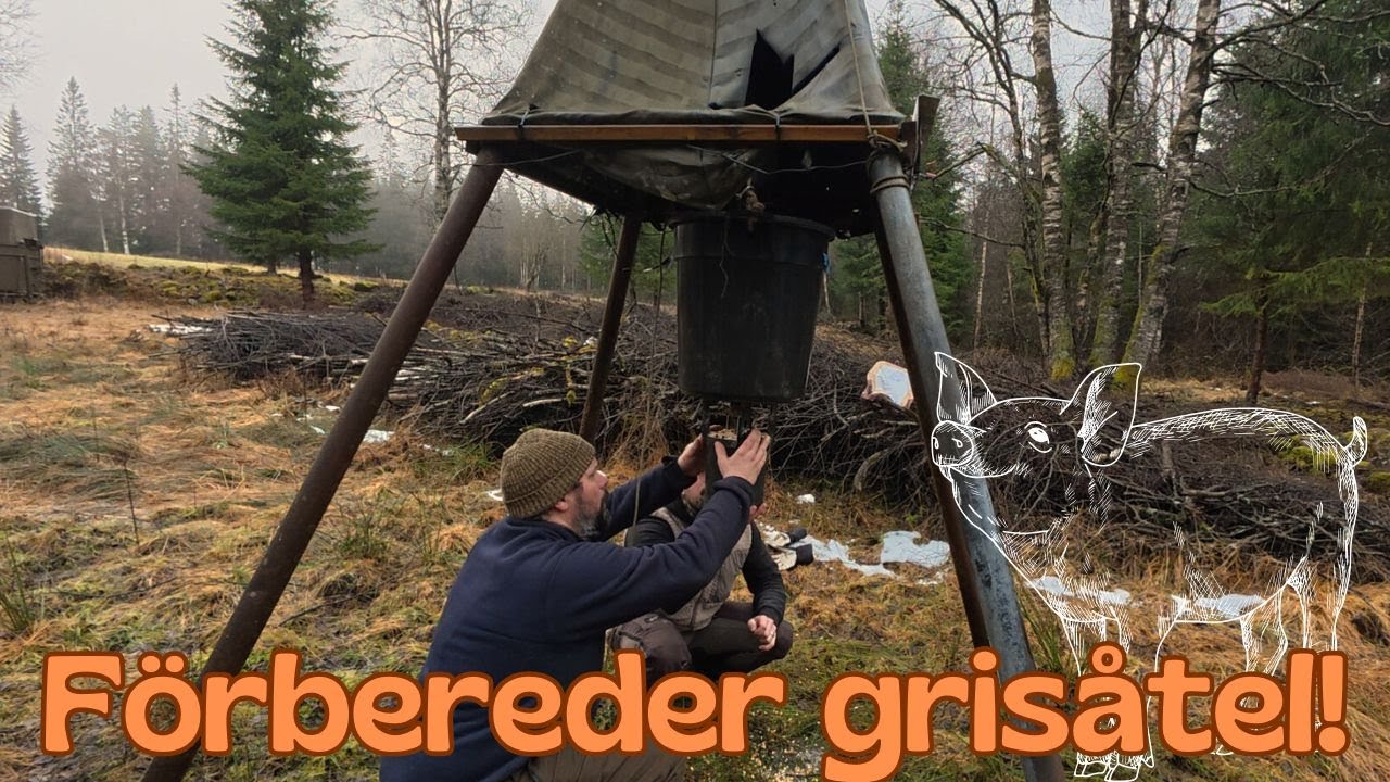 Vi förbereder grisjakt och grillar!