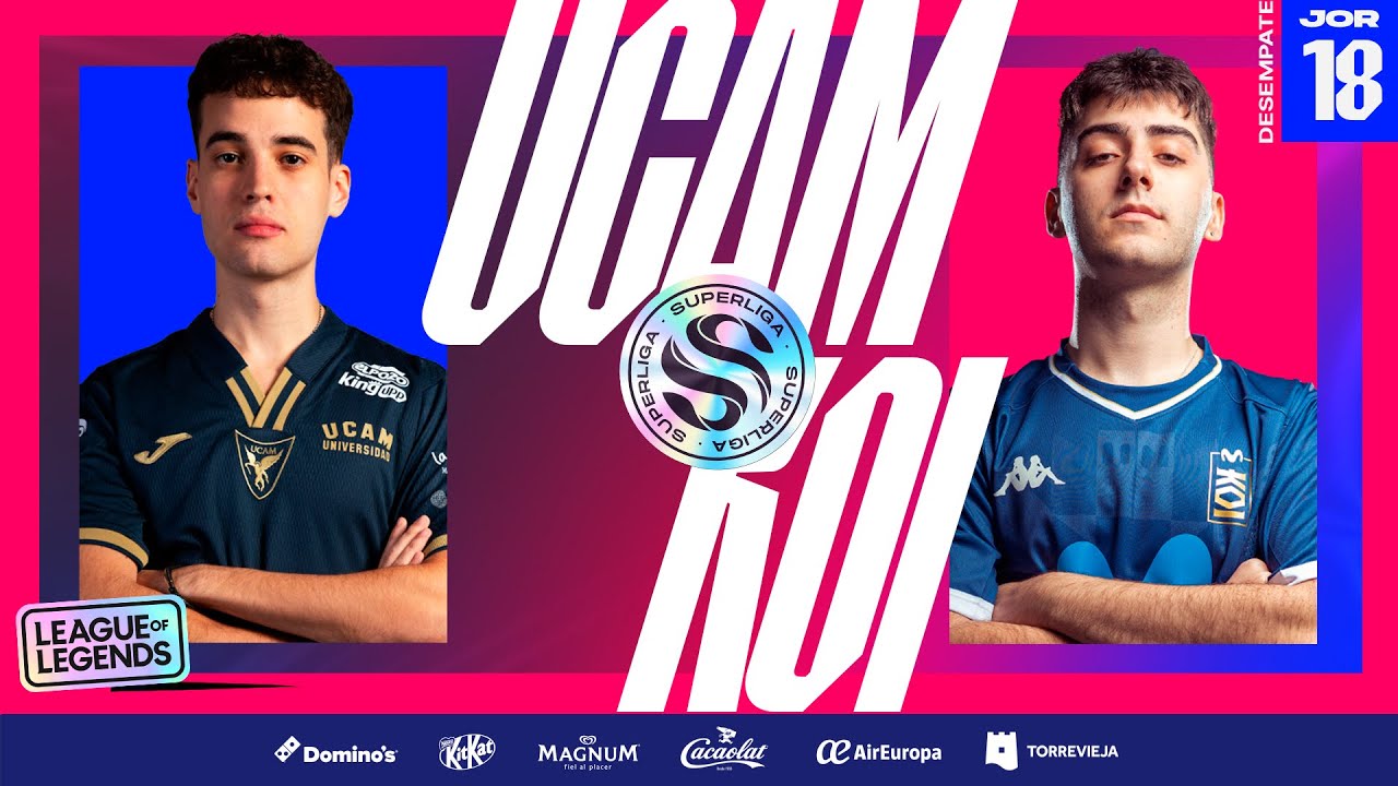 UCAM ESPORTS VS MOVISTAR KOI - DESEMPATE - SUPERLIGA - PRIMAVERA 2024 - LEAGUE OF LEGENDS