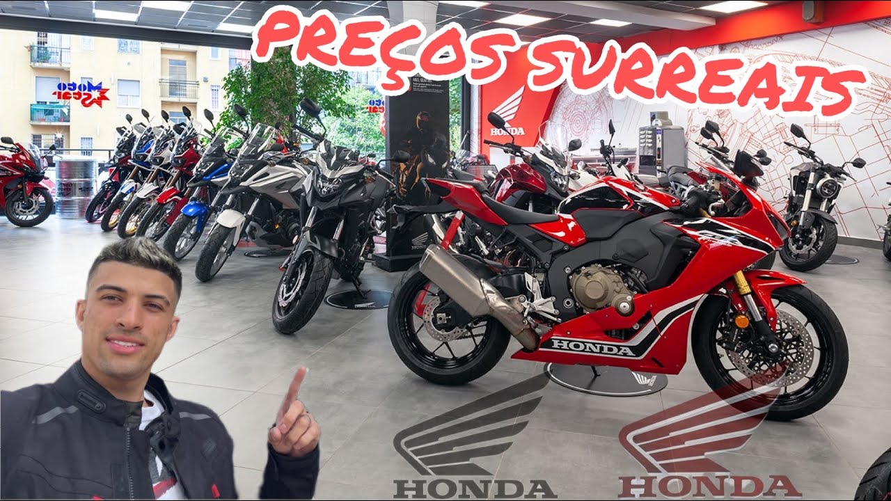 PREÇO DAS MOTOS DA HONDA EM LONDRES | É UM ABSURDO DE BARATO goldwing,xadv,cb600r,africatwin,cb500x.