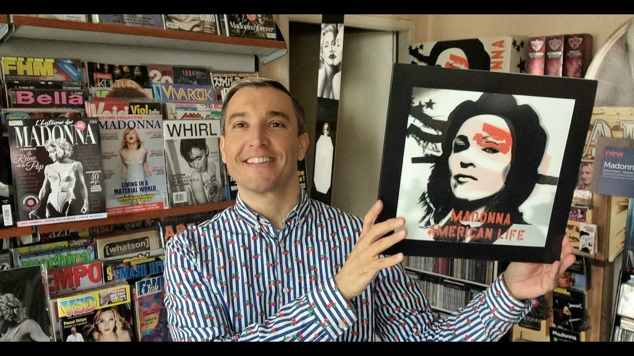 MADONNA unboxing American Life holographic vinyl sleeve