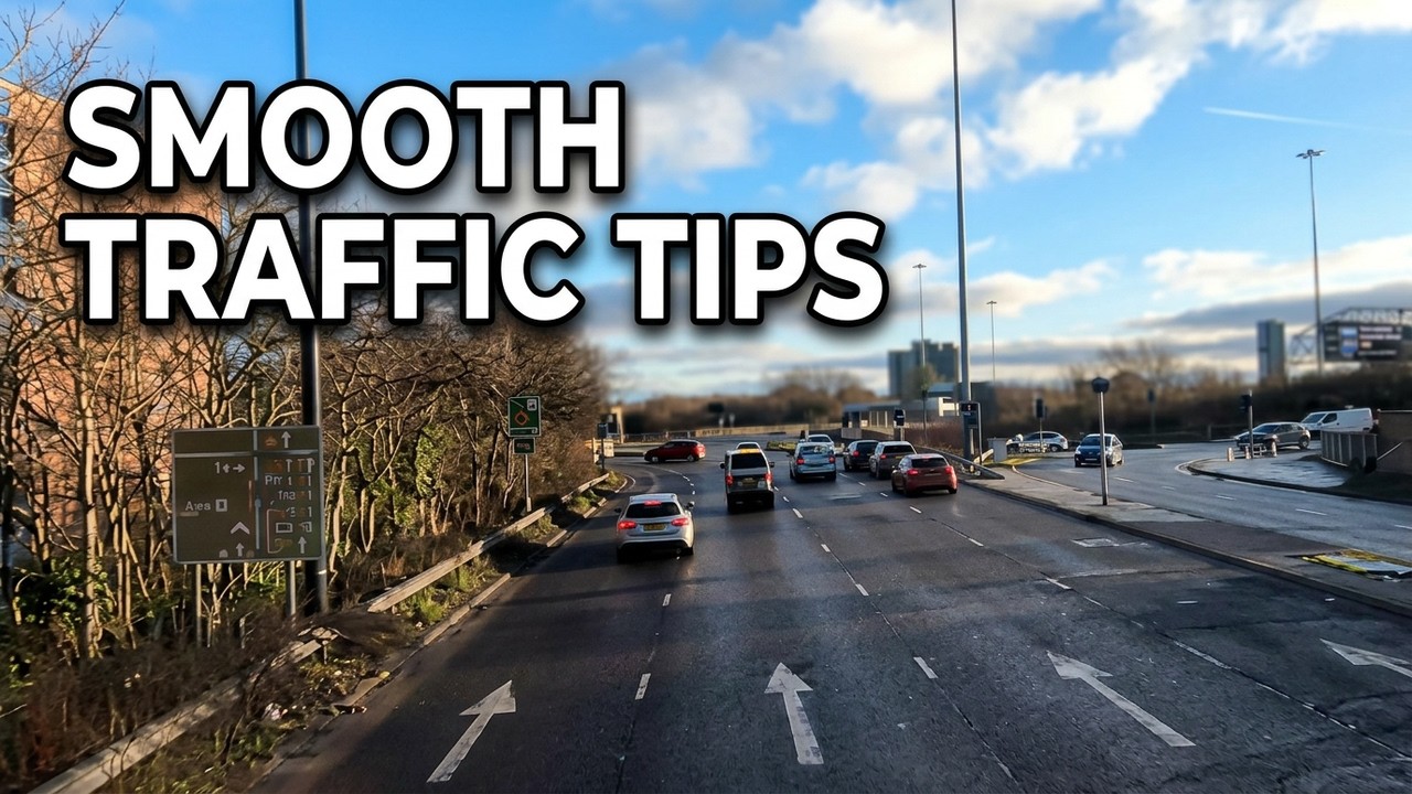 Serene Driving Experience | ASMR Highway with Traffic Navigation Tips