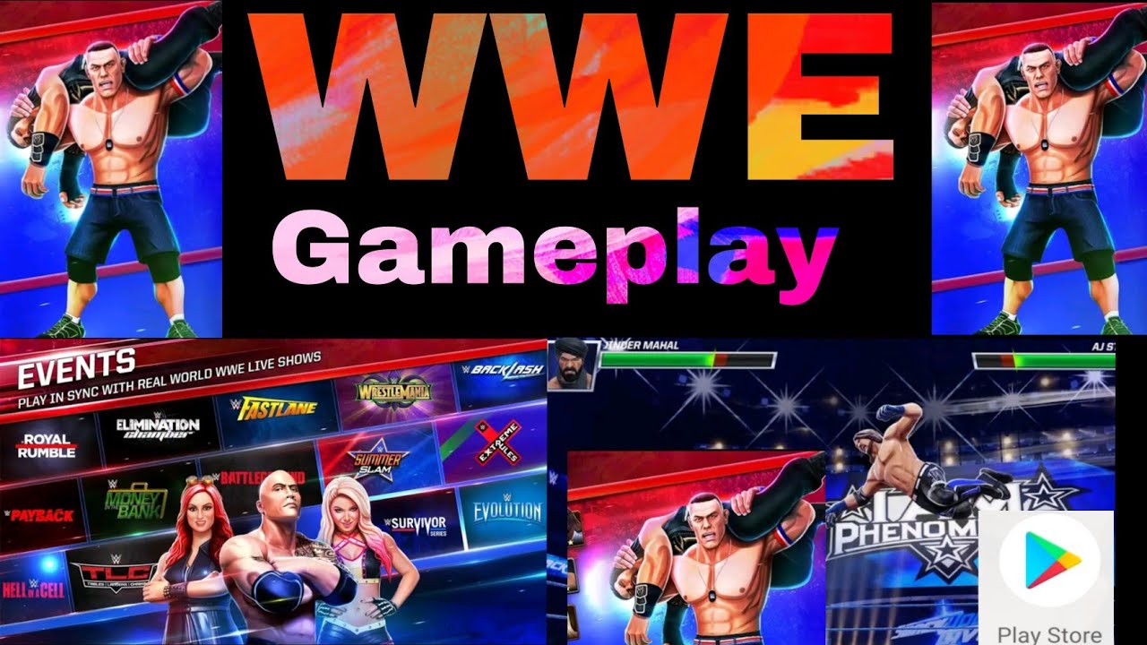 WWE Mayhem🔥! PS game on Android 🔥 First Look