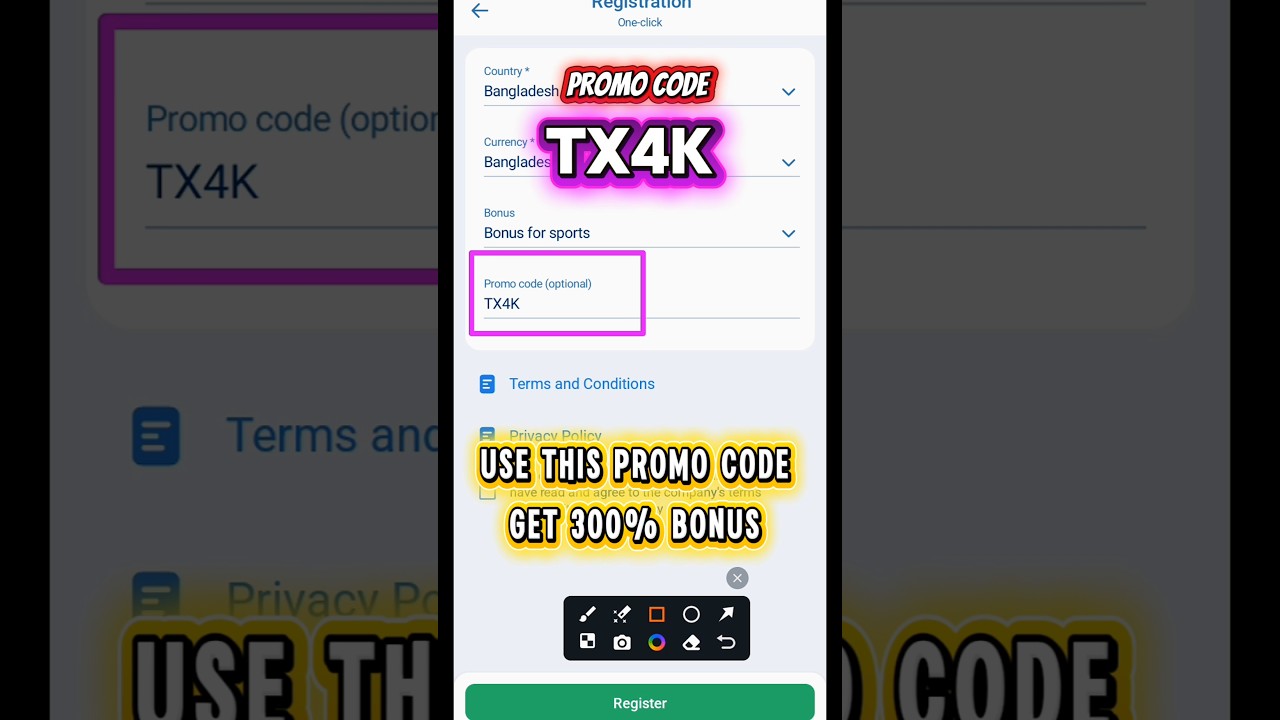 1xBet Promo Code | How to create 1xBet account | 1xbet account kivabe khulbo | 1xbet registration