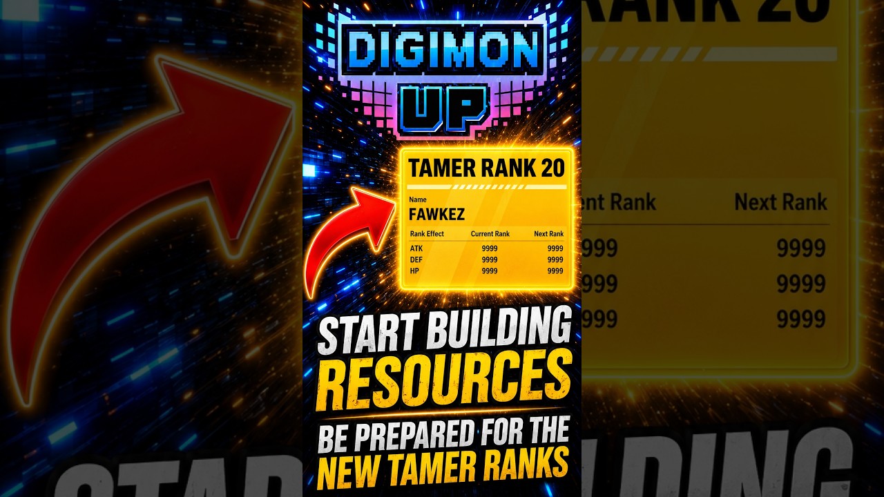 Digimon Up &mdash; Ранг укротителя 20 ( ВСЯ ИНФОРМАЦИЯ И ТРЕБОВАНИЯ !!! )
