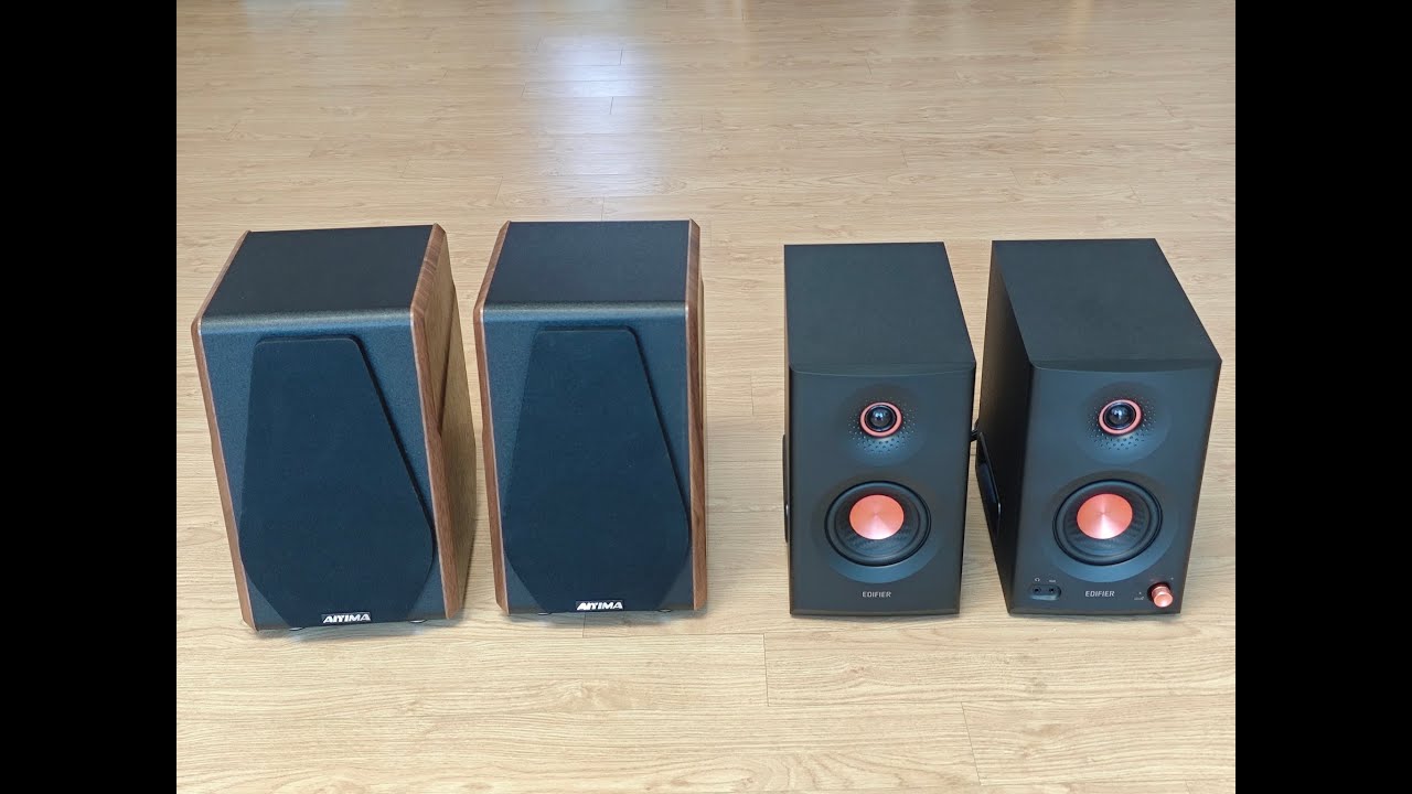 EDIFIER MR5 2.0 vs AIYIMA S700 Custom EQ Sound Samples