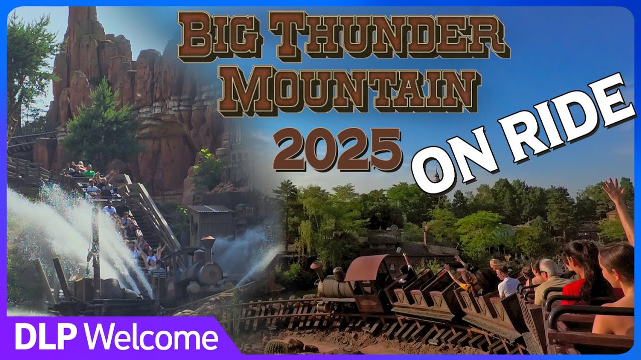 [4K POV] Big Thunder Mountain 2025 - Full On Ride - Disneyland Paris