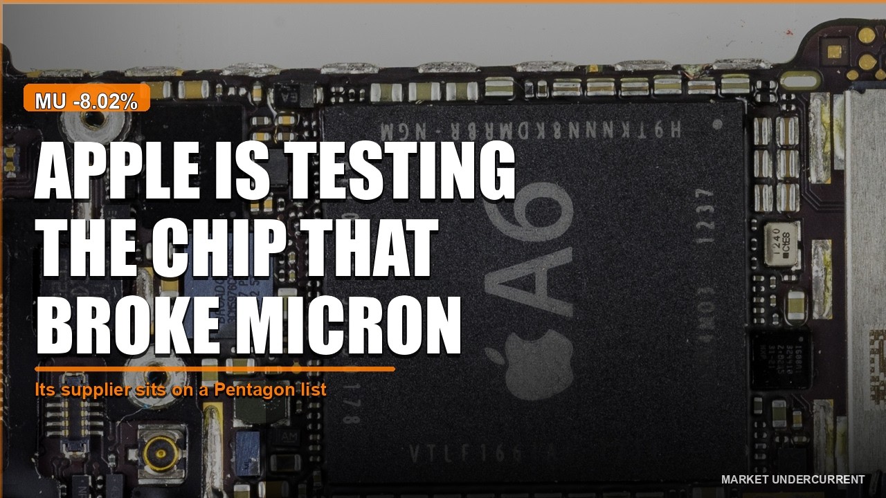 Apple тестирует чипы компании, которая обрушила акции Micron