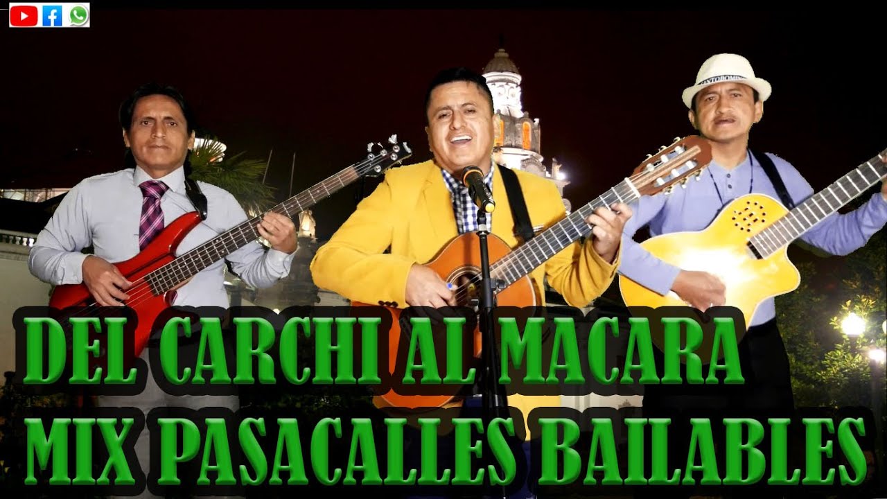 Del Carchi al Macara. Remix/ pasacalles bailables/Grupo musical los Medina