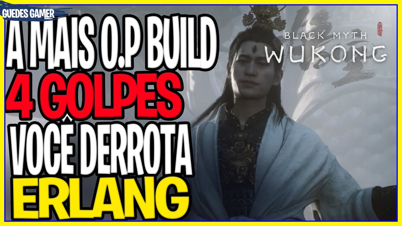 MUITO QUEBRADO 4 GOLPES DERROTA ERLANG - BLACK MYTH WUKONG