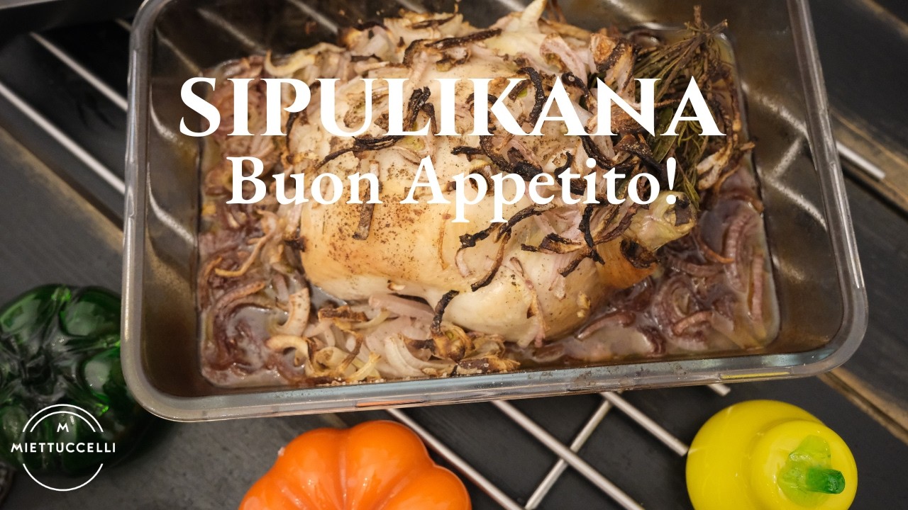 Kokonainen sipulikana 🐓 Resepti + Arvio ja Tähtiluokitus ⭐