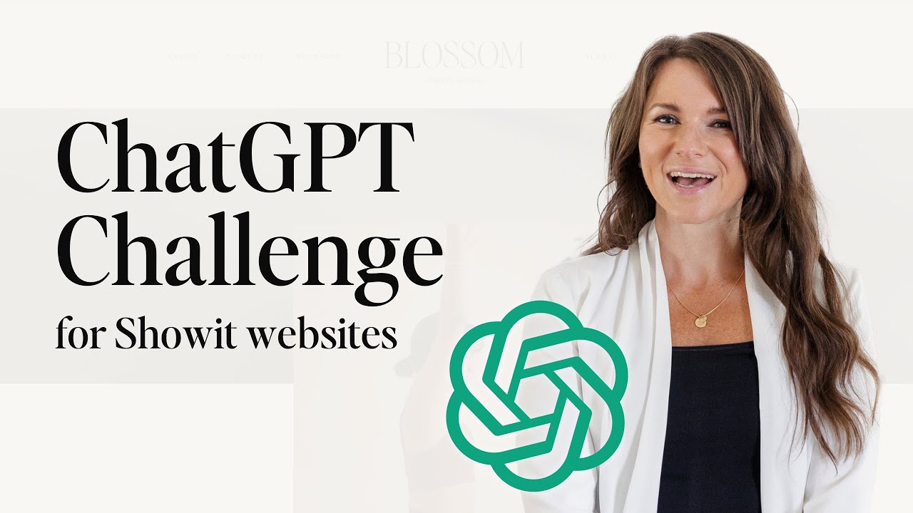Building a Showit Website with AI: ChatGPT Showit Challenge