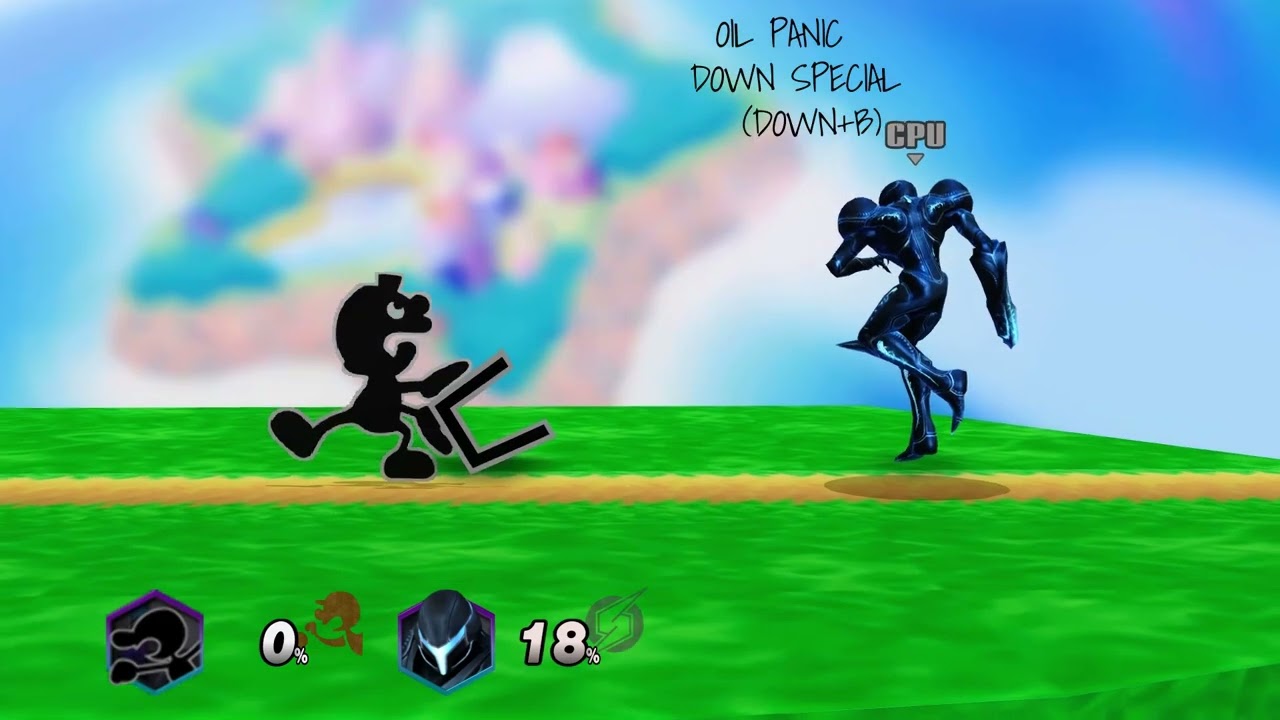 PROJECT M EX REMIX 0.95 B MR GAME AND WATCH MOVESET SHOWCASE