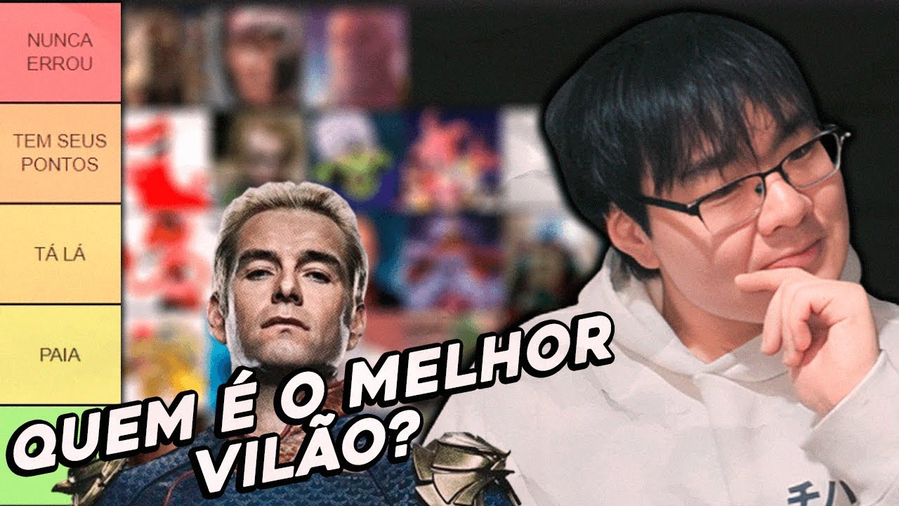 TIERLIST Dos MELHORES? VILÕES (ft. Scottonauta e Keller)