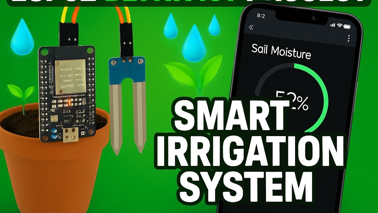 Blynk IoT Project with ESP32 & Soil Moisture Sensor | Smart Irrigation System