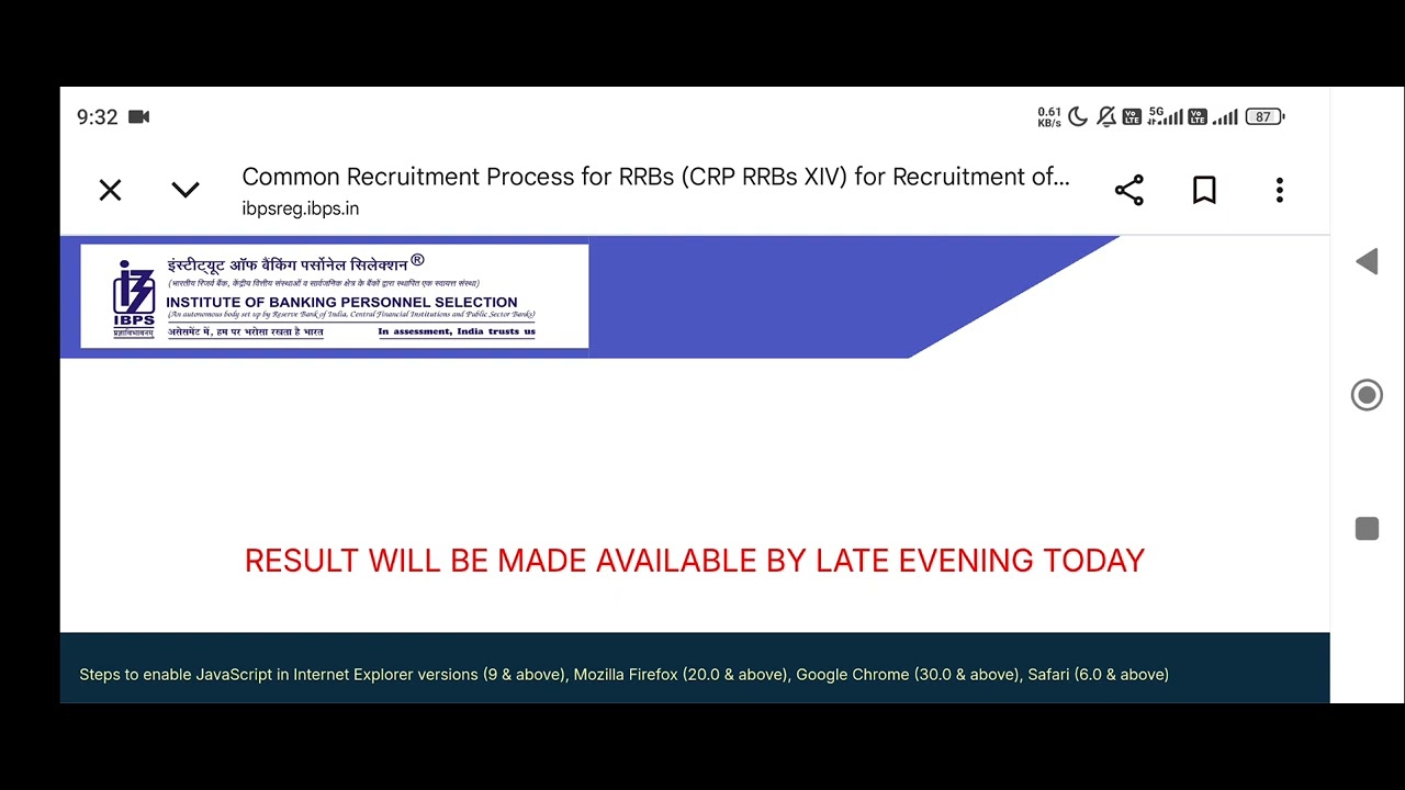 IBPS RRB Clerk Result 2025 || Ibps Rrb Clerk Mains Result 2025 #ibpsrrbclerk #rrbclerkresult #ibps 