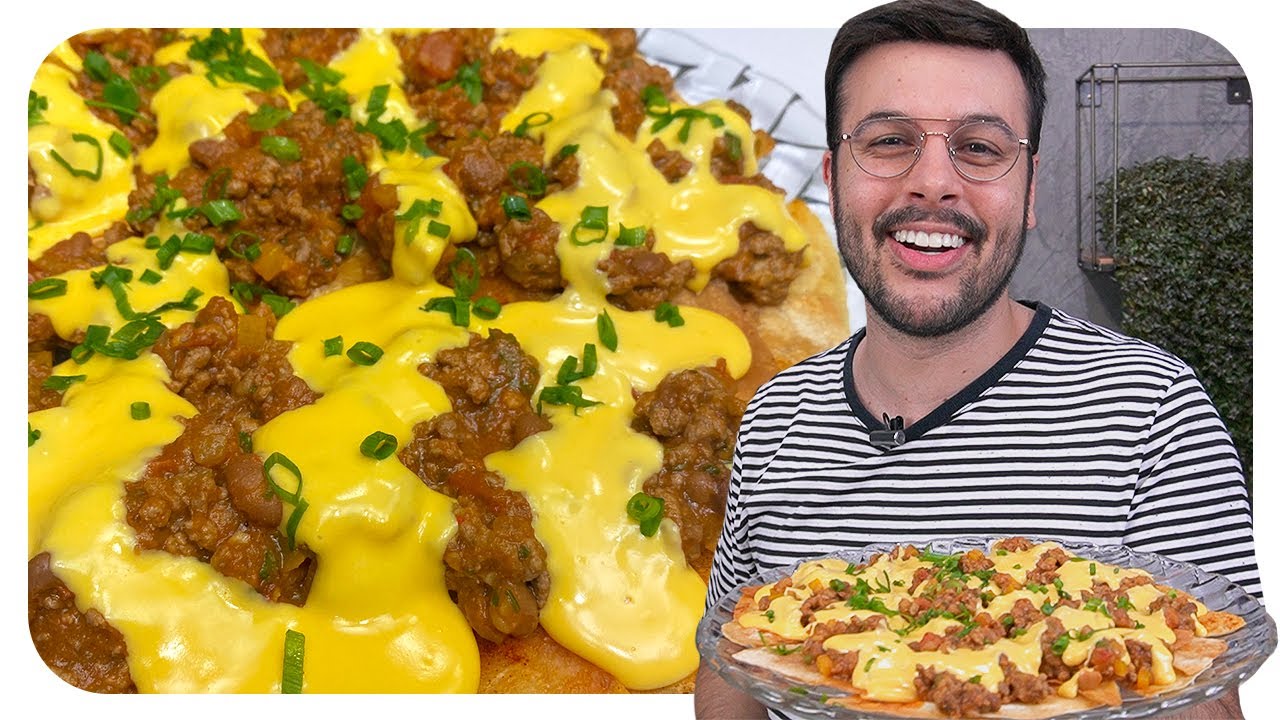 CHILLI, NACHOS E MOLHO CHEDDAR, APRENDE UM MENU MEXICANO FÁCIL | Thigas Ribeiro