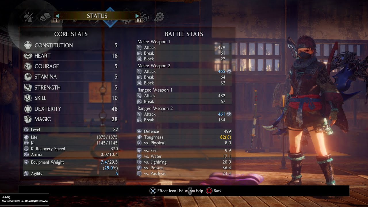 Nioh 2 &ndash;Farming for Amrita & Gold on the 3rd Region with Ninja Build for Level 60s in 20 Sec