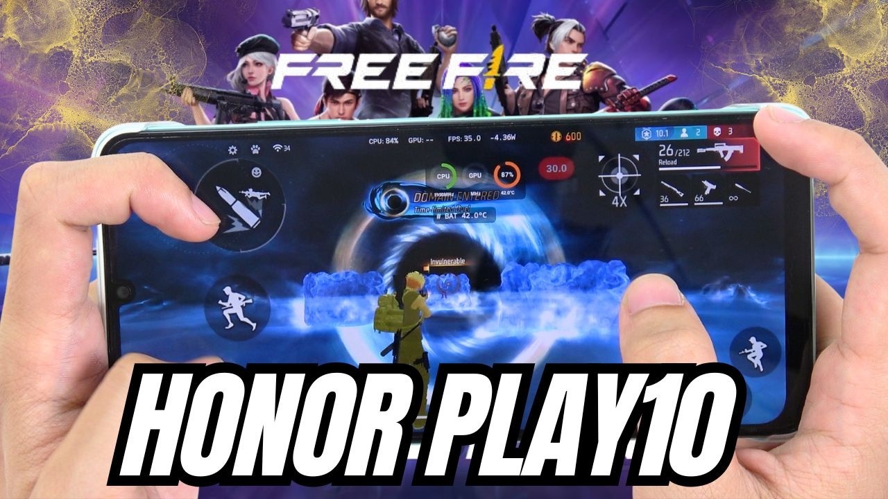 HONOR PLAY10 test game FREE FIRE Mobile | Helio G81 | 90Hz Gaming Test