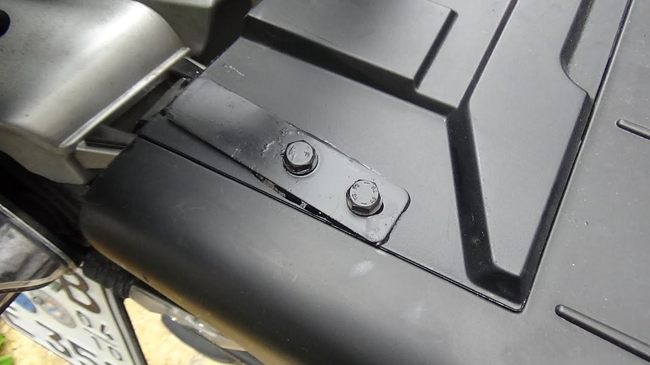 BMW GS Variokoffer Sturzschaden reparieren