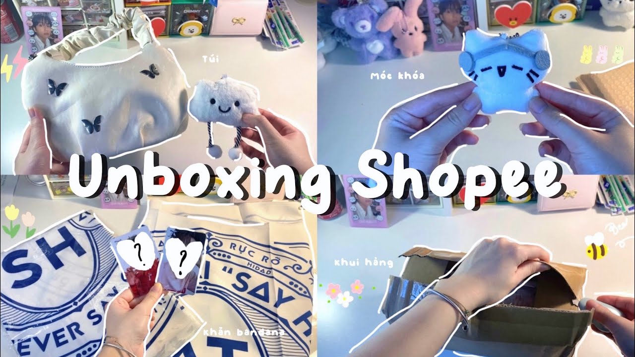[SHOPEE HAUL] UNBOXING NHỮNG ĐỒ M&Igrave;NH Đ&Atilde; MUA ĐƯỢC TR&Ecirc;N CHIẾC B&Agrave;N HỌC MỚI?!