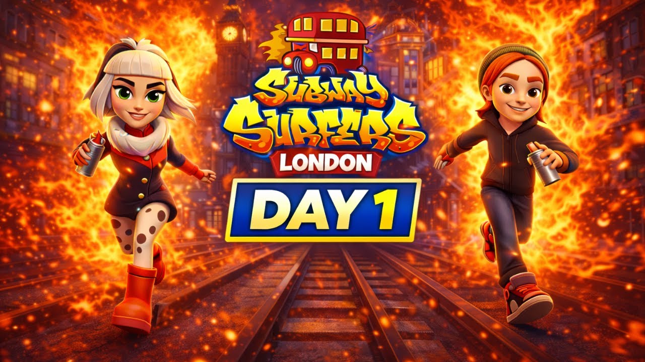 First Run in London 😱 | Subway Surfers Day 1 | PC Gameplay | GameVerse