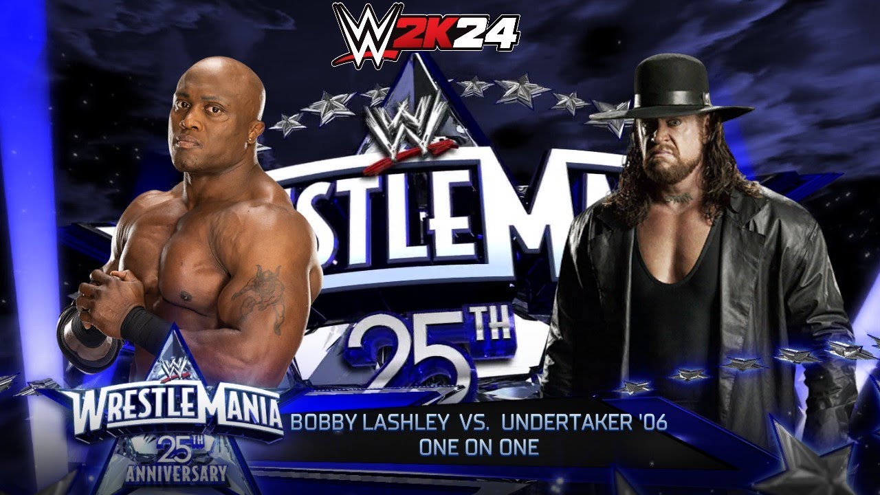 Полный матч - Бобби Лэшли против Андертейкера '06: Одиночный матч на WrestleMania 25 | WWE 2k24