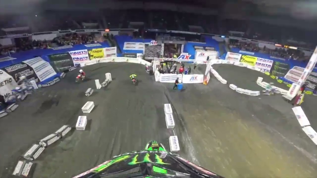 Red flag restart! Worcester Arenacross main event