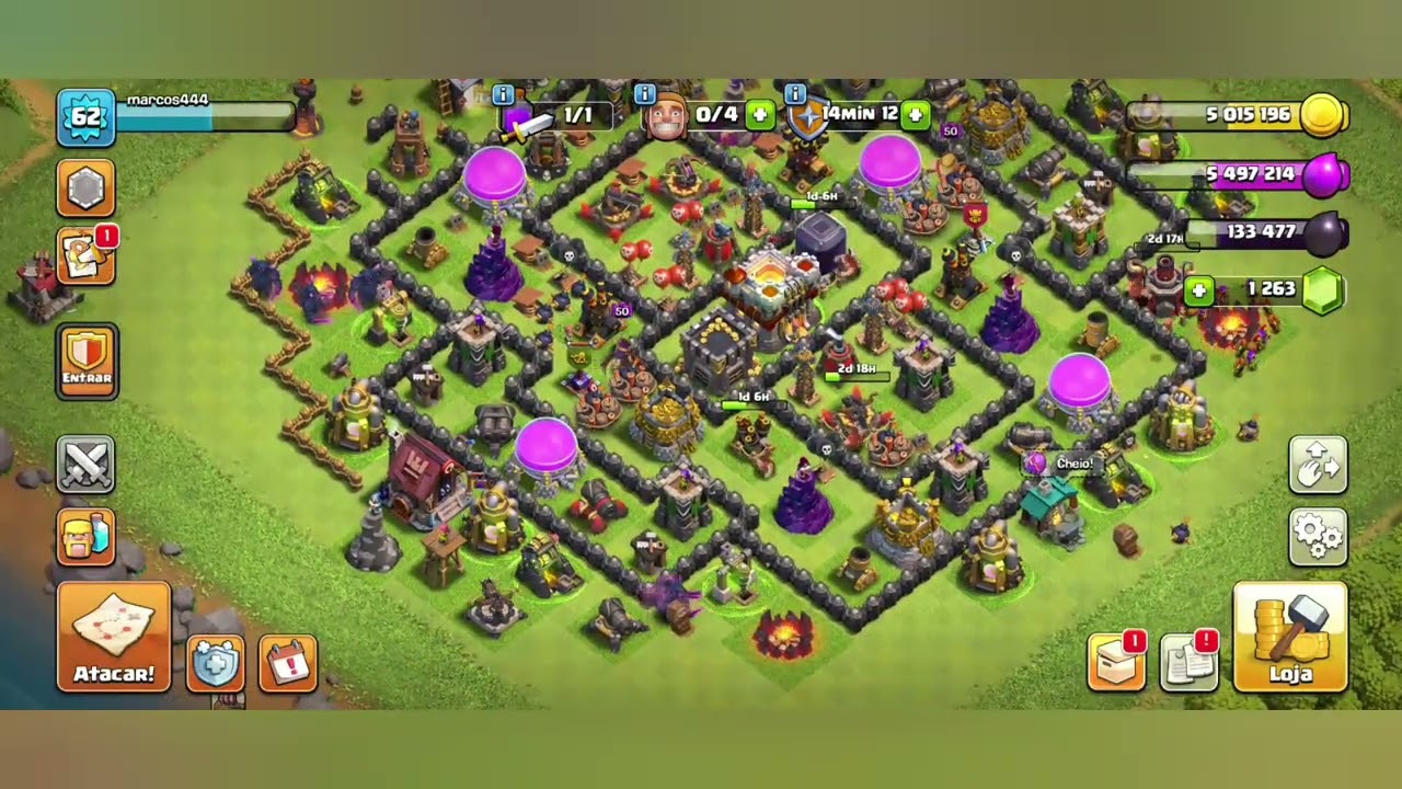 Acompanha eu jogando Clash of Clans partida 16