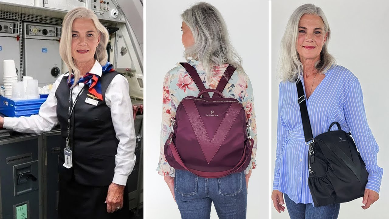 V-Style Convertible Travel Backpack Purse