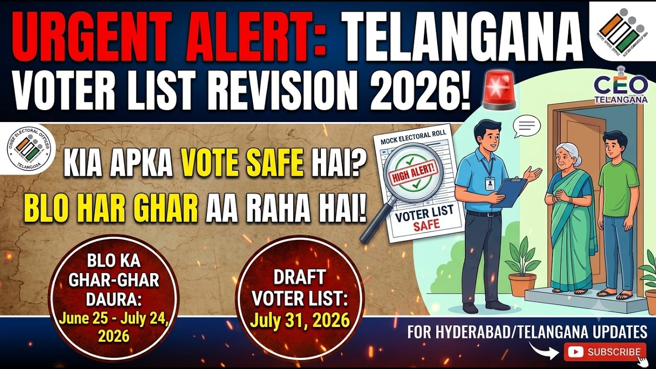 ECI SIR 2026 Started | Is Your Name Safe in the Voter List? | BLO Verification