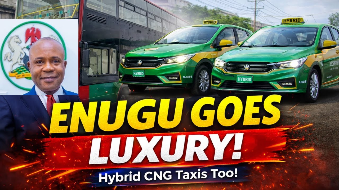 В городе Энугу под руководством Питера Мбаха представлены роскошные двухэтажные автобусы и гибрид...