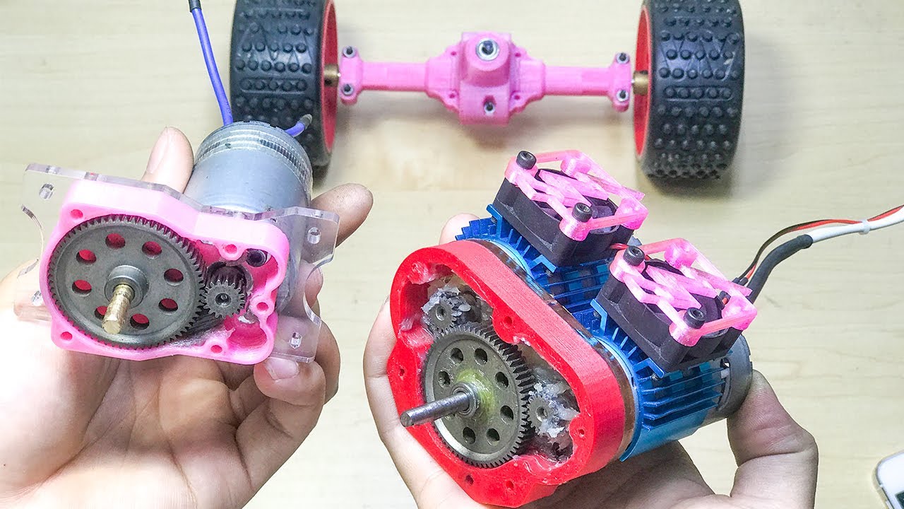 Làm Hộp Số Giảm Tốc cho Xe RC | TB3D