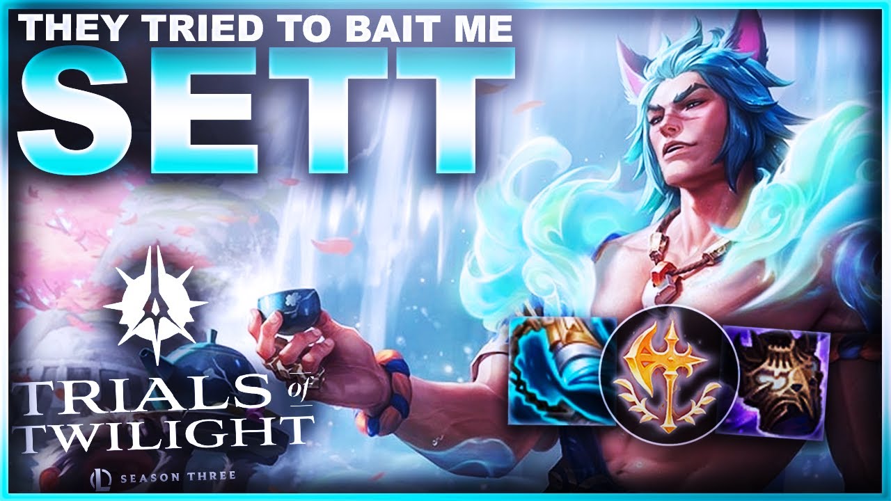 THEY TRIED TO BAIT ME TOP LANE! SETT | League of Legends