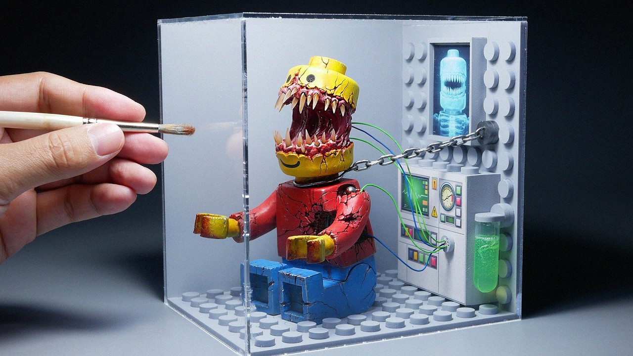 How to Make the Scariest LEGO in the Laboratory Diorama