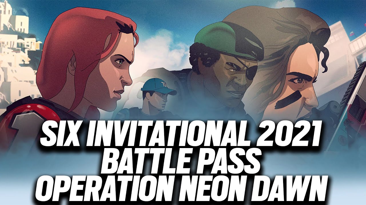 All 100 Tiers Of Operation Neon Dawn Battle Pass Overlook - Rainbow Six Siege