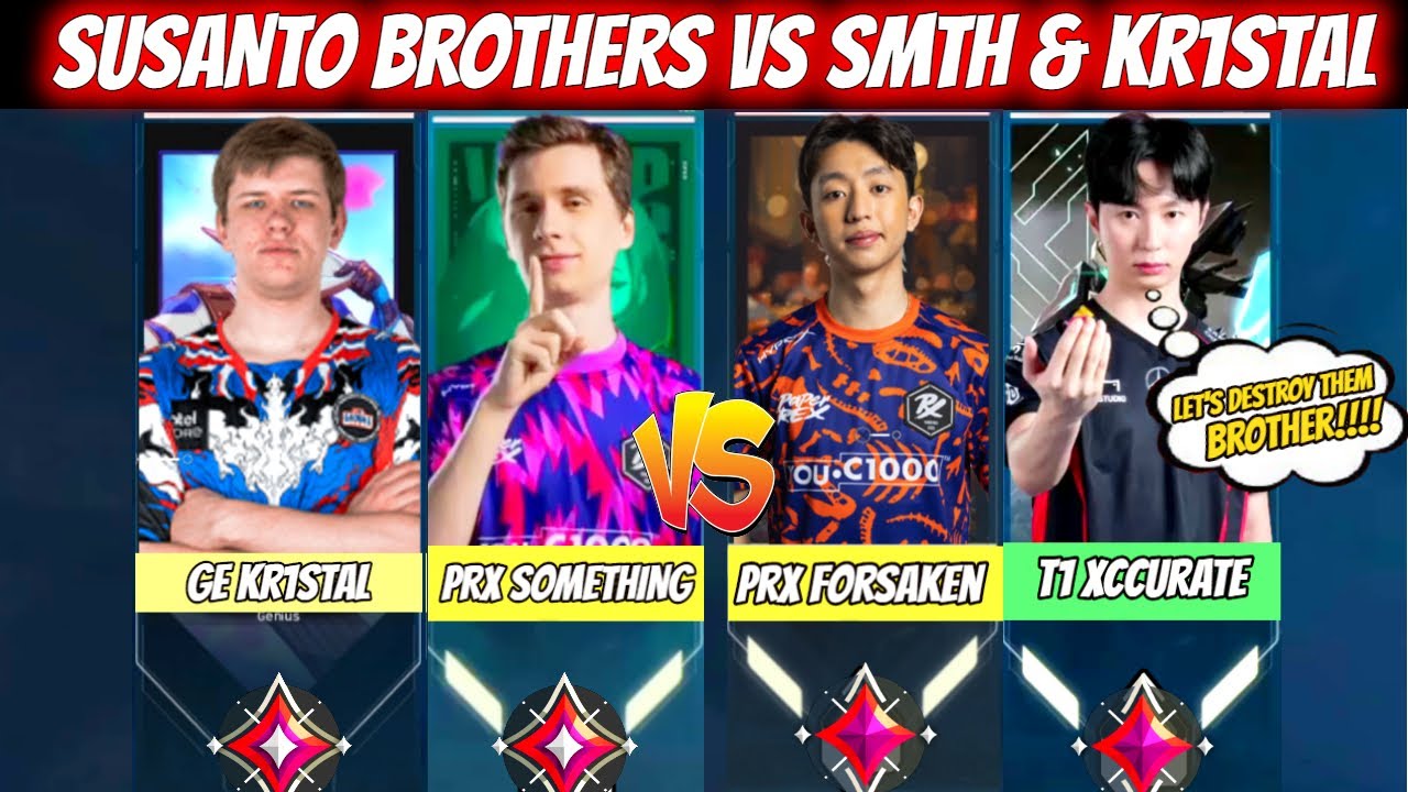 PRX f0rsakeN & T1 Xccurate Matched Against PRX Something GE Kr1stal in Ranked