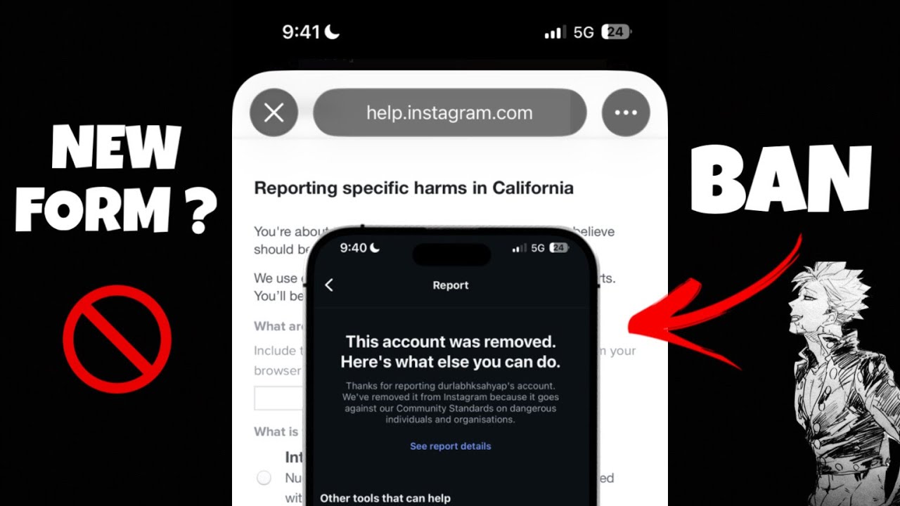Instagram new banning form | Instagram account ban method 2026| how to disable instagram accounts 