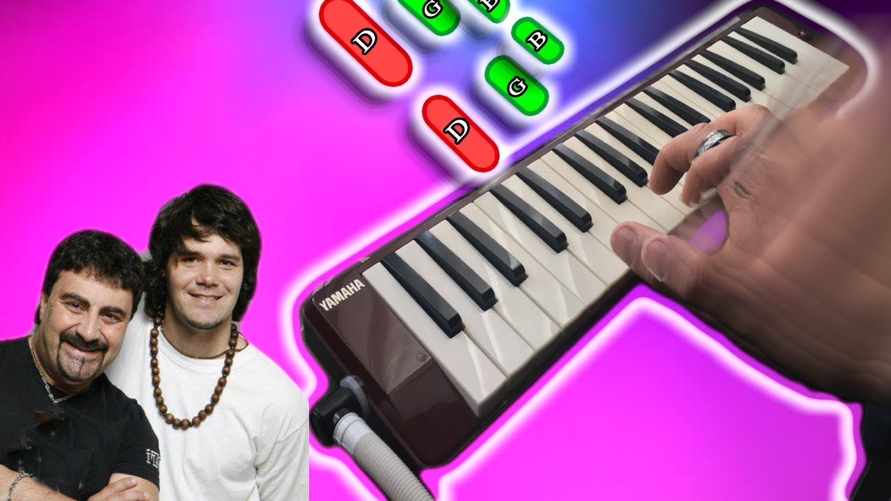 yo me enamore amar azul 🎹 TUTORIAL MELODICA cumbia (melodica♣chan)