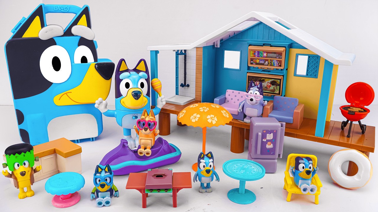 Bluey Toy Collection 💙 | 17 Minutes of Satisfying Bluey Toys Unboxing ASMR