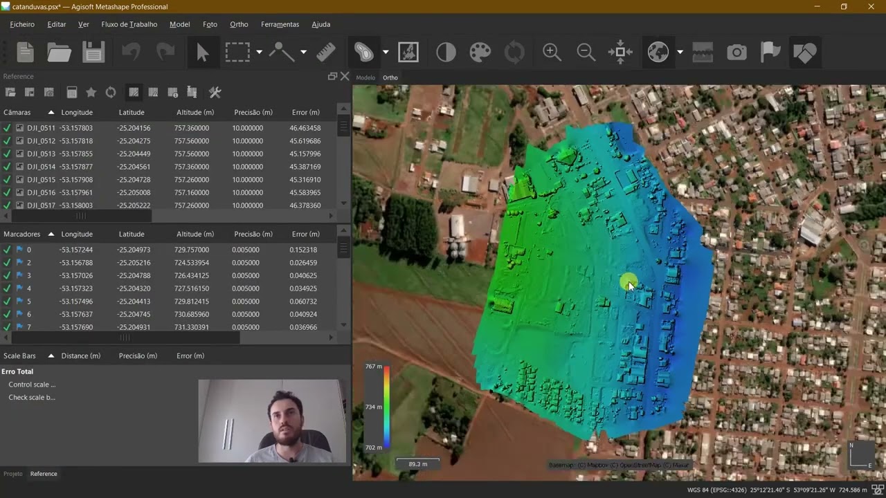 AGISOFT METASHAPE TUTORIAL COMPLETO - PONTOS DE CONTROLE   Mapeamento com DRONE e RTK