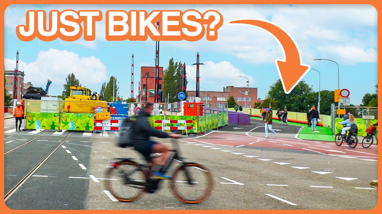 Amsterdam Closed This Bridge to Cars (but not bikes ofc)