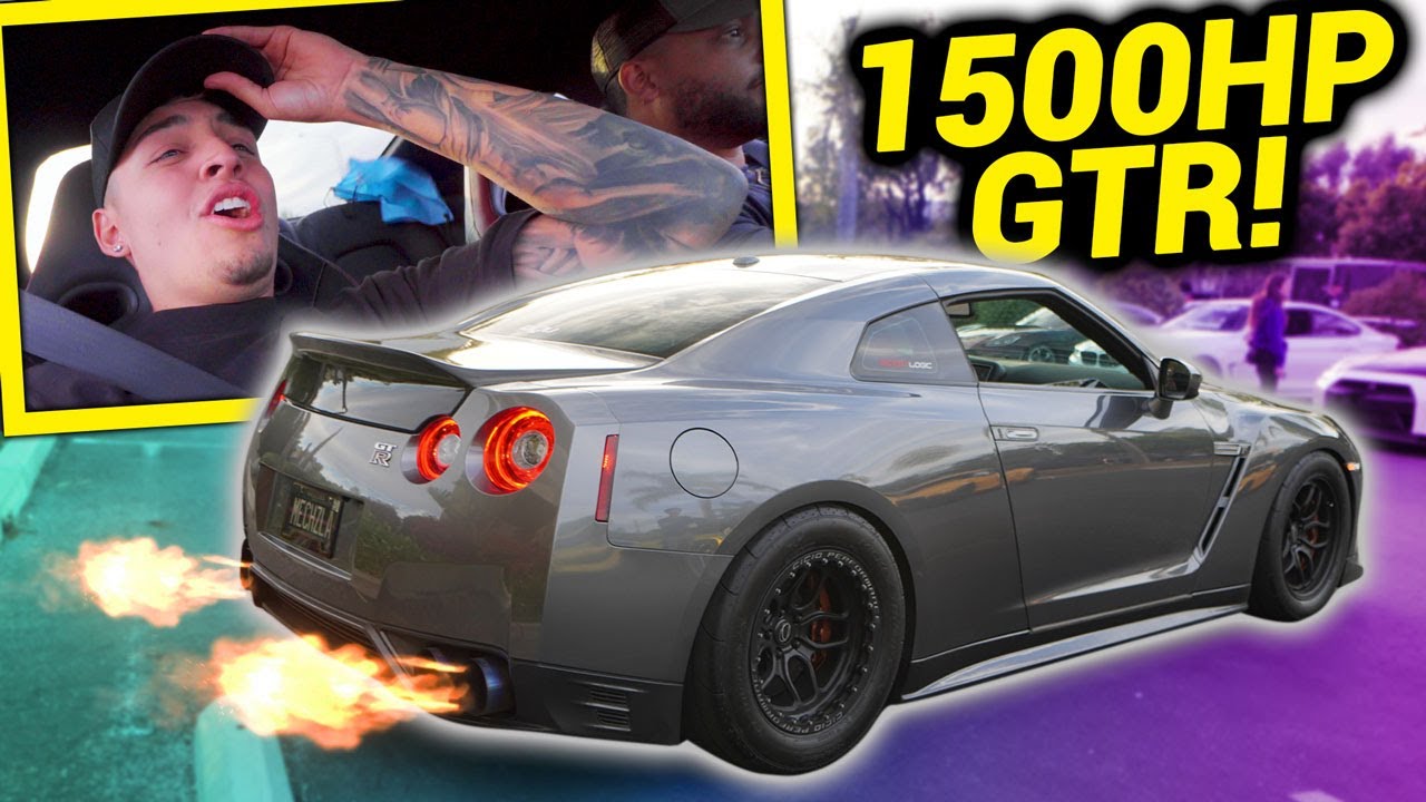 1500HP NISSAN GTR TOP SPEED DRIVE!!! (FASTEST Car I've Been In)