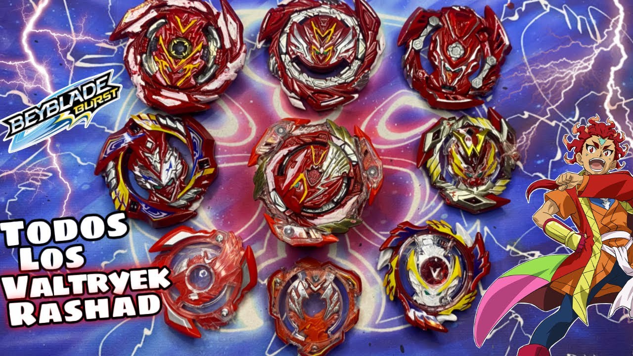 HICE A *TODOS LOS VALTRYEKS* RASHAD Y *ESTAN A OTRO NIVEL* Beyblade Burst #beybladeburst #beyblade