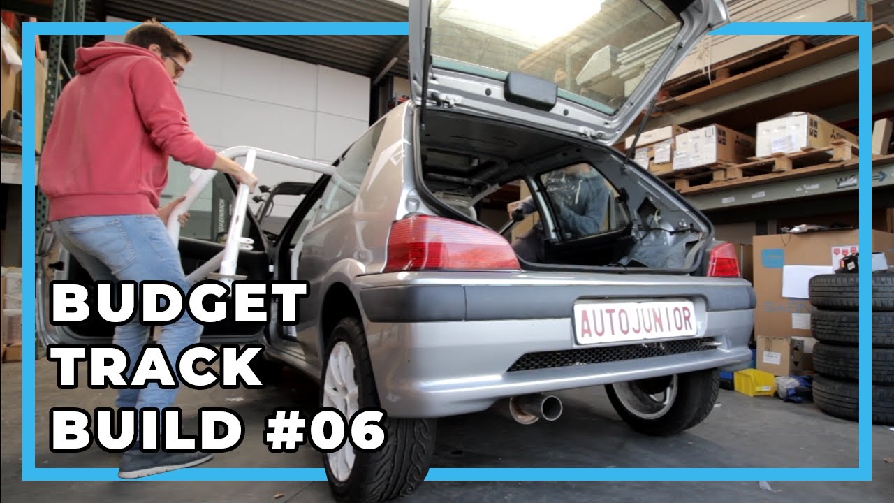 Installing second hand bolt-in roll cage [Budget Track Build Ep6]