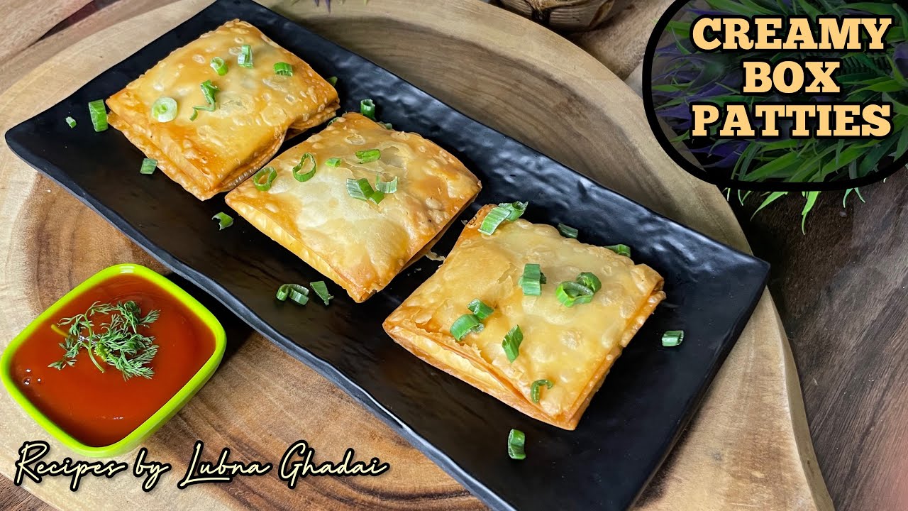 Creamy Box Patties | Box Patties Recipe | Ramadan recipes | Chicken starter | Chicken Patties 
