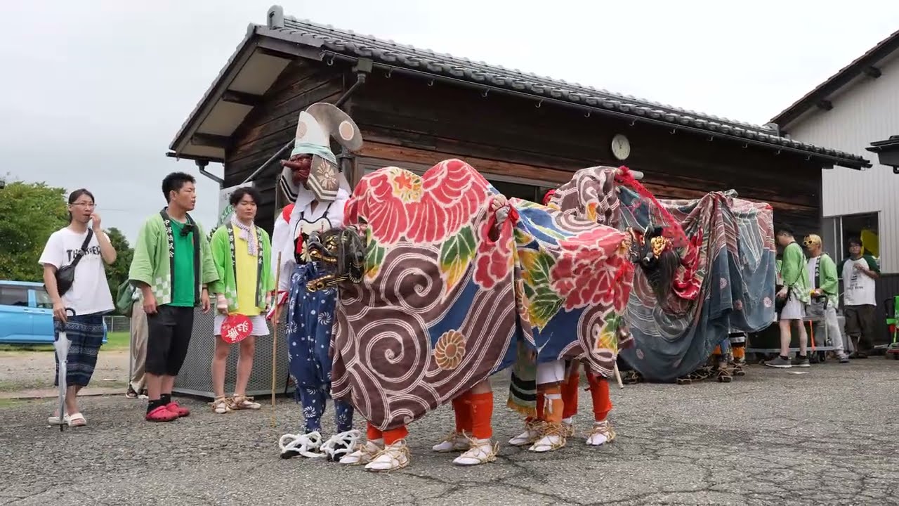中沼の獅子舞 2025/09/14(日), 石川県かほく市
