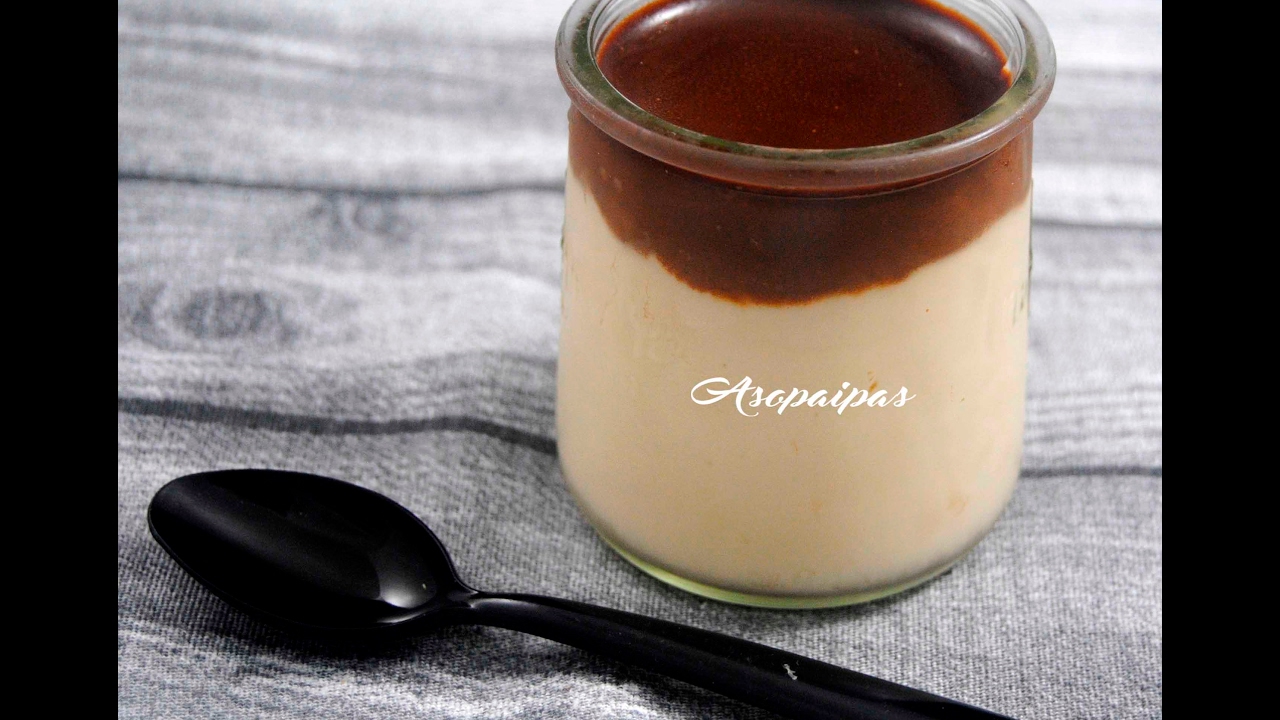 Natillas de Coco con Ganaché de Chocolate: Delicia Divina