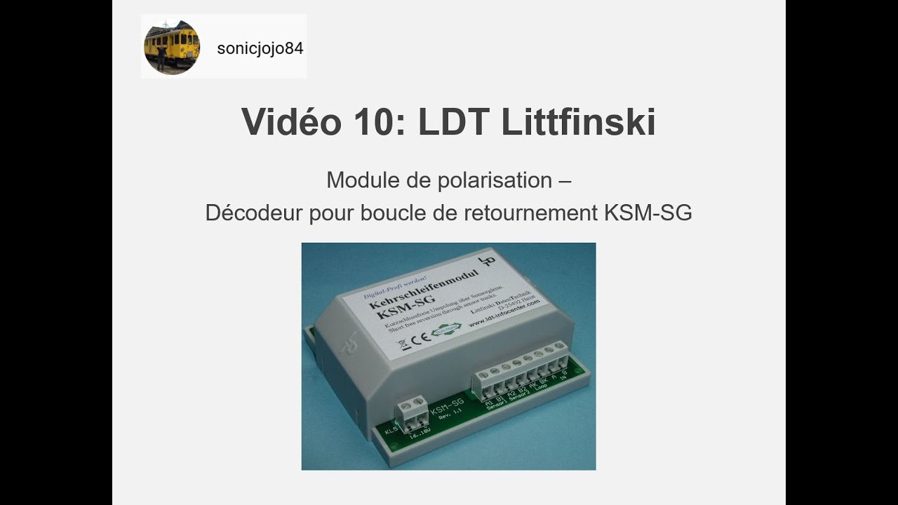 LDT Littfinski Module de polarisation Décodeur pour boucle de retournement KSM SG Vidéo 10