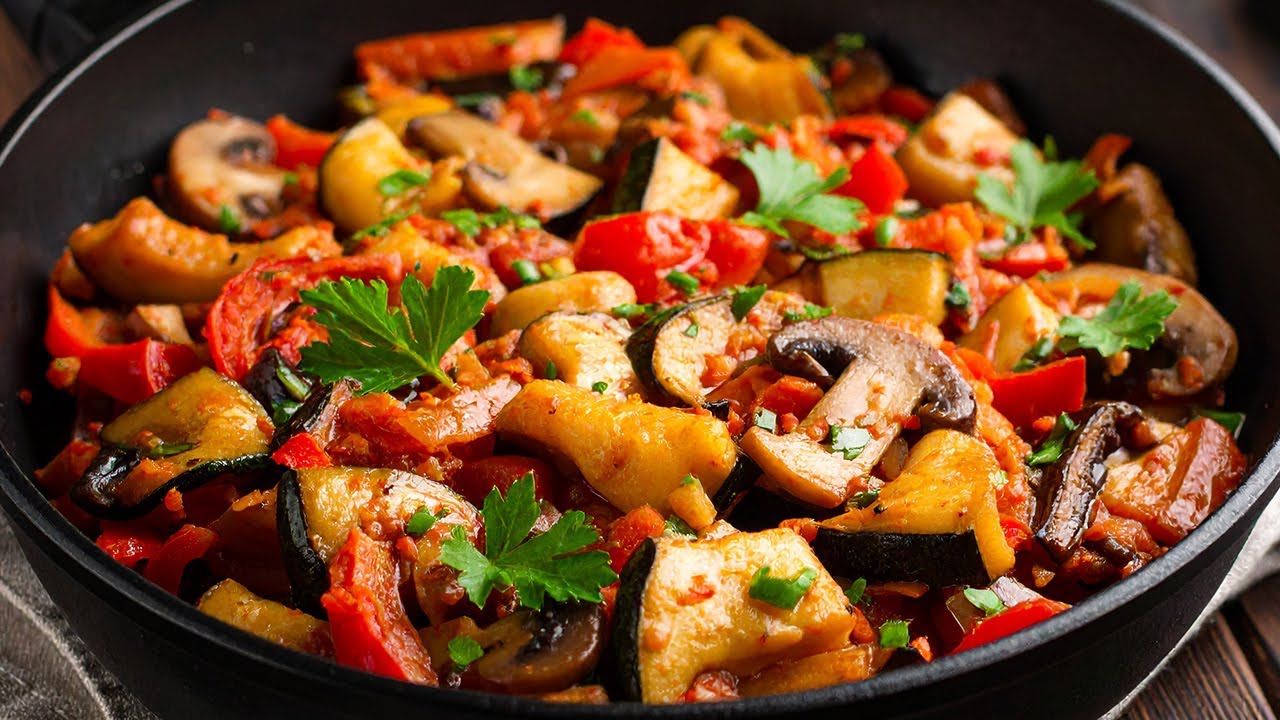 Невероятно, как вкусно! Эти кабачки с грибами лучше мяса! Просто и быстро!