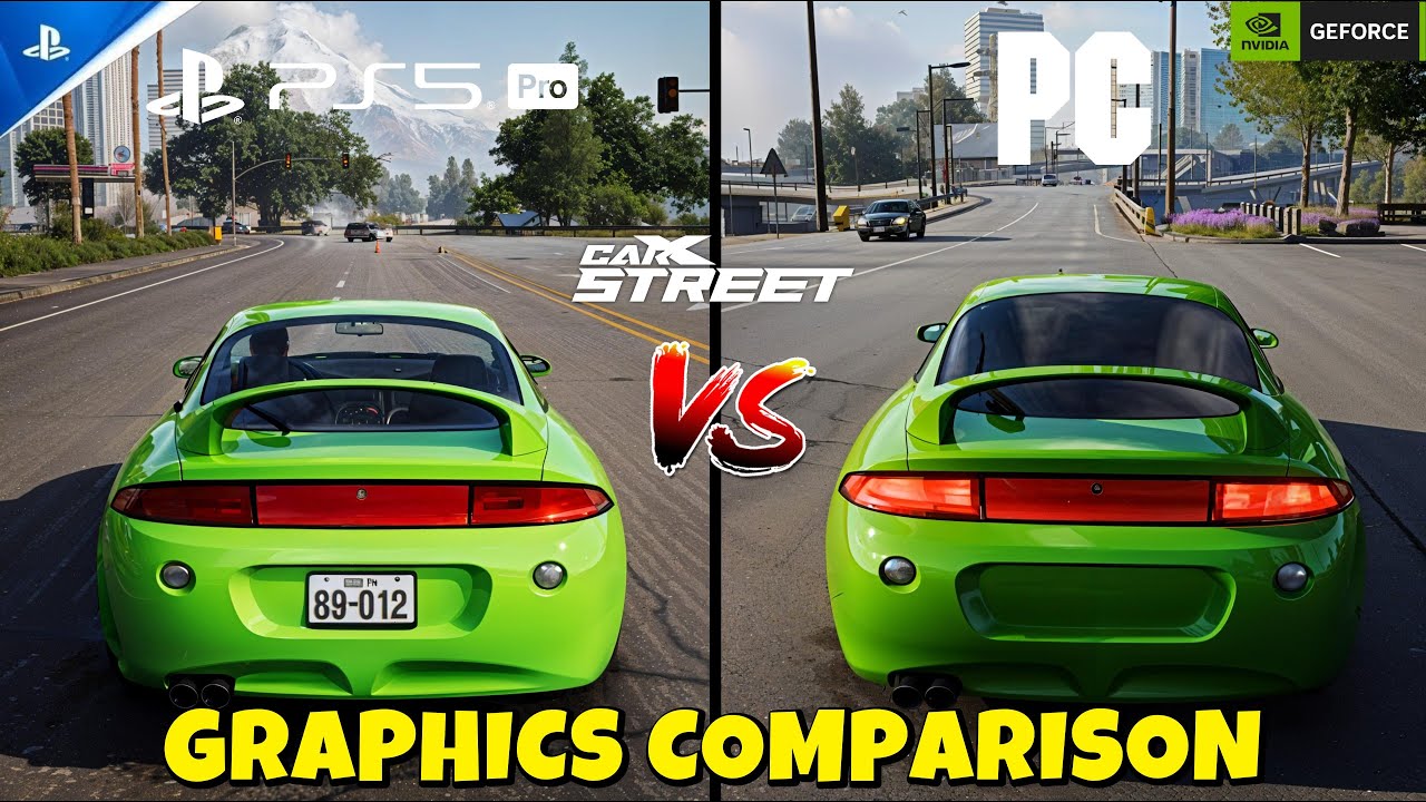CARX STREET | PS5 PRO VS PC ULTIMATE GRAPHICS  COMPARISON AND LOAD TIME BATTLE